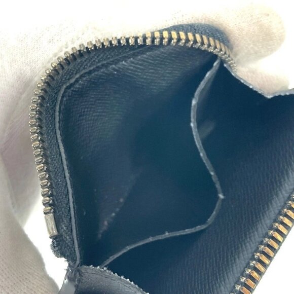 LOUIS VUITTON M63536 MonogramEclipse Portemone Jules Wallet Coin Case coin purse - Picture 10 of 11